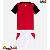 Camisa de Futebol AC Milan Equipamento Principal Infantil 2026-27 Manga Curta (+ Calças curtas)